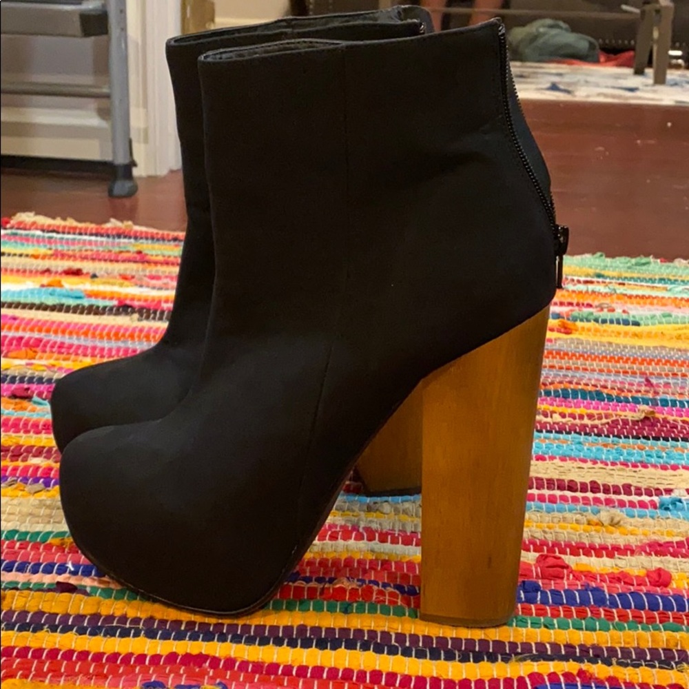 Black Boot Heels